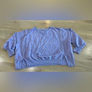 American Eagle soft oversized big hug sweatshirt purple size medium